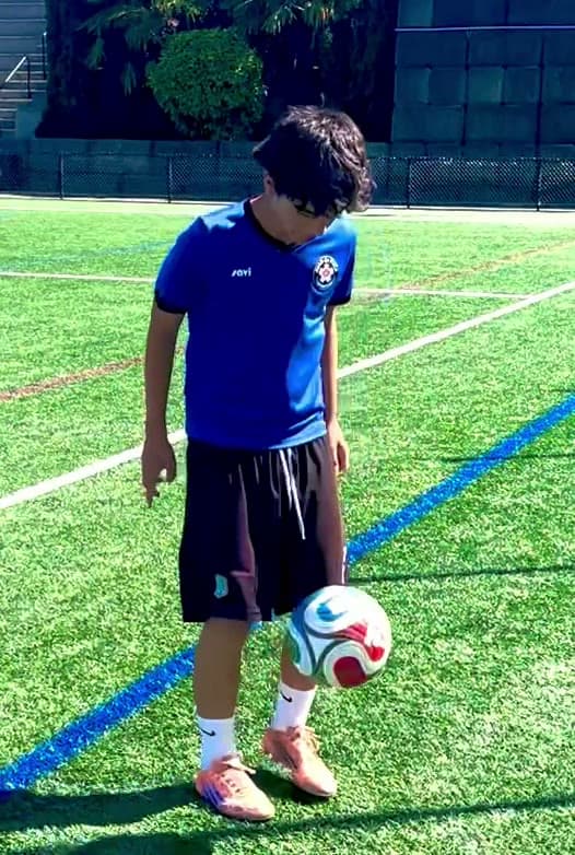 Juggling and ball mastery drill